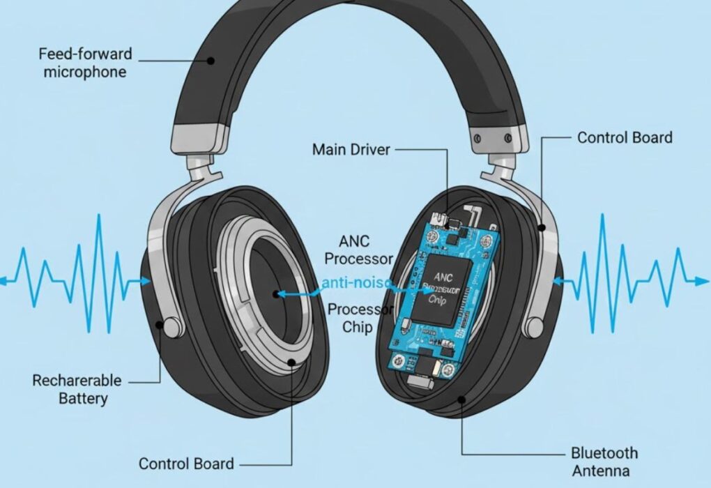 how do noise cancelling headphones work